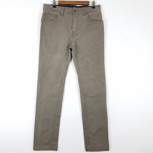 Prana Slim Fit Earth Tone Outdoor Hiking Camping Khaki Pants Size 32Wx32L